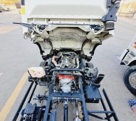 تجهیزات پیشرفته بخش موتور کامیونت 6 تن دیما دیزل